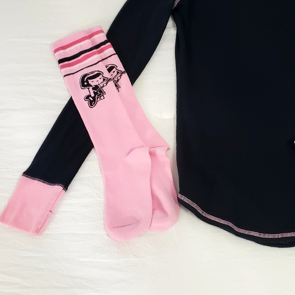 Pajama Set Juniors Large Graphic Birthday Christmas Gift - Picture 7 of 16